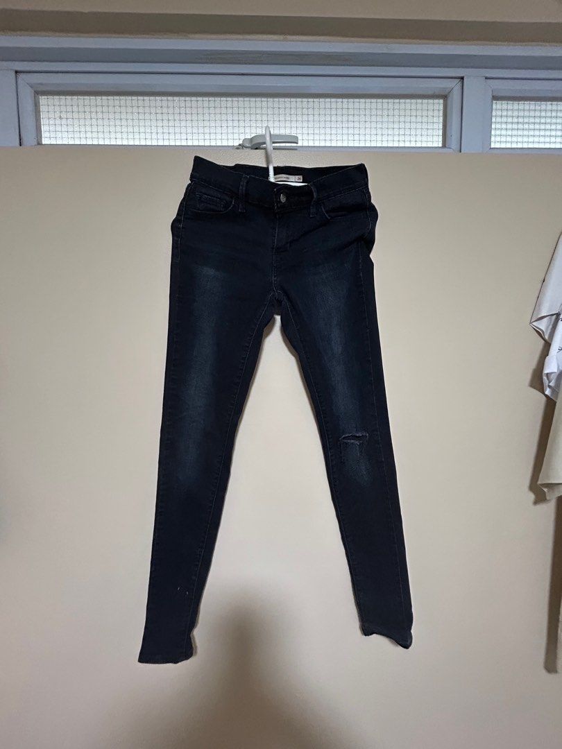 Levi s 701 Ripped Super Skinny Jeans