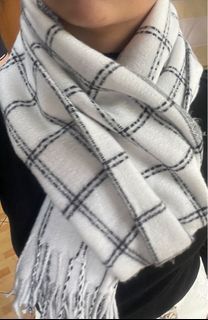 Light wool winter scarf