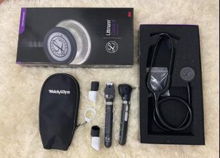 Littman Classic III and Welch Allyn Ophthalmoscope and Otoscope