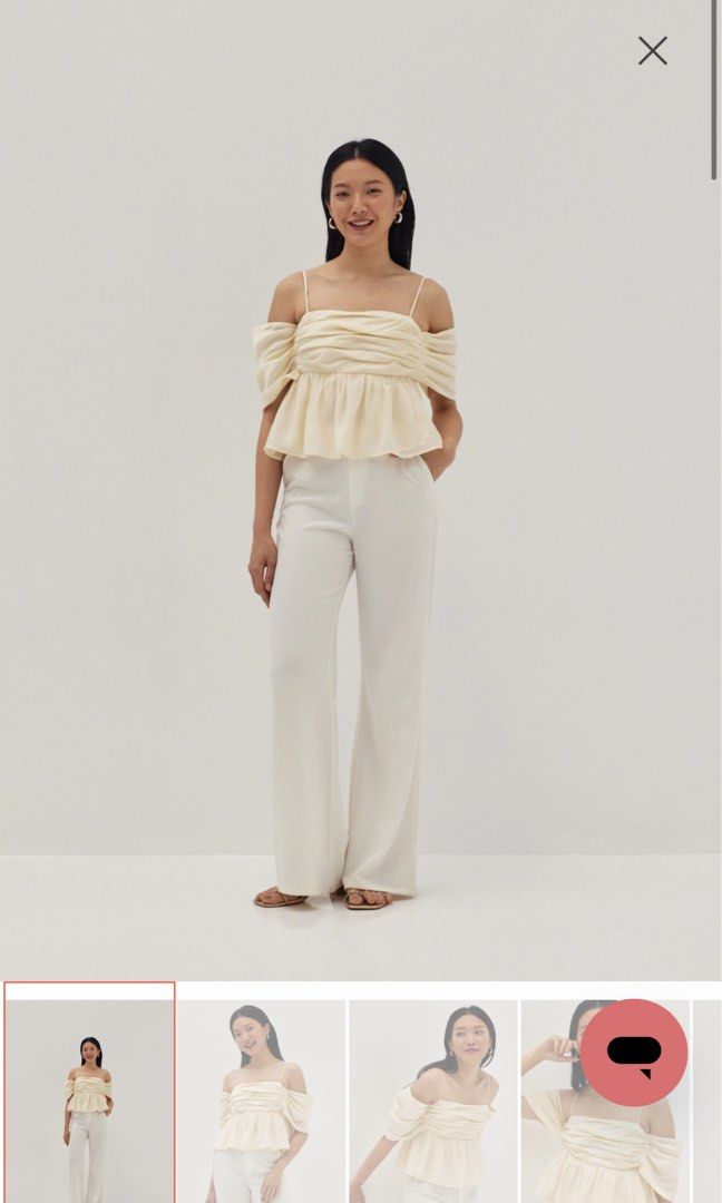 Love bonito peplum top store