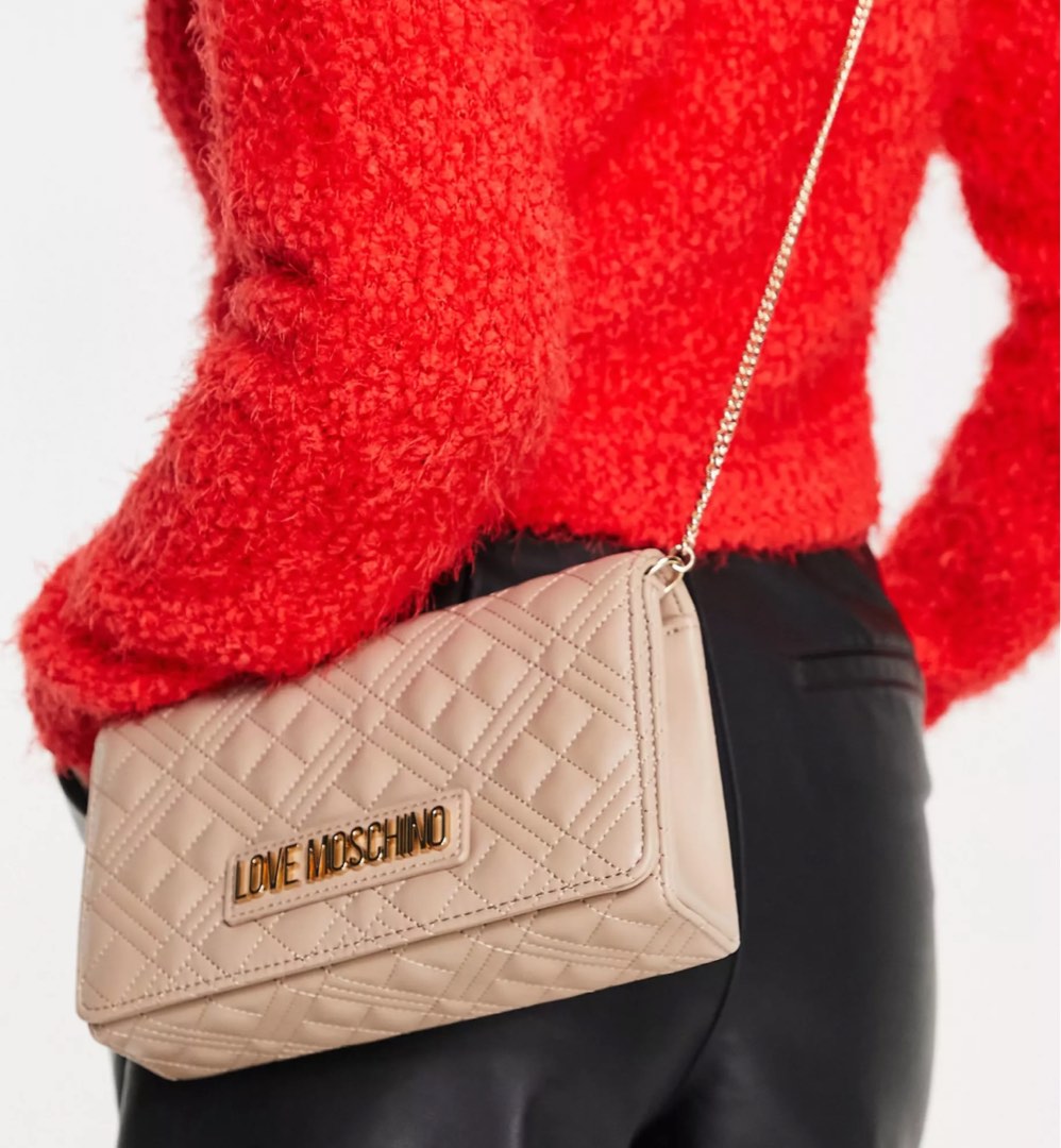 Quilted crossbody moschino discount