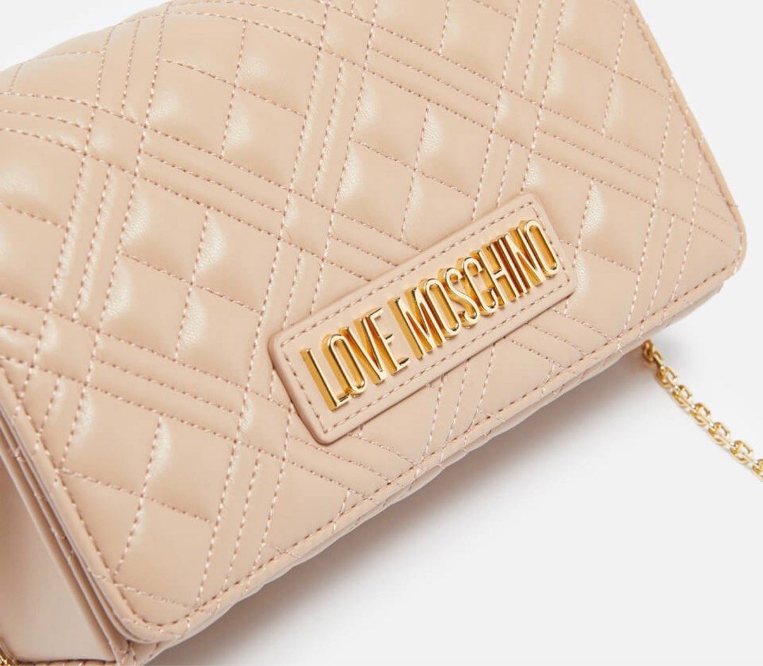 Quilted discount crossbody moschino