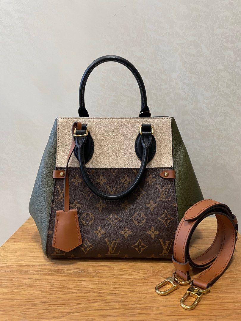 Fold top tote pm