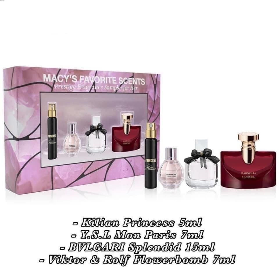 MACY S FAVORITE SCENT MINIATURE PERFUME GIFT SET Beauty