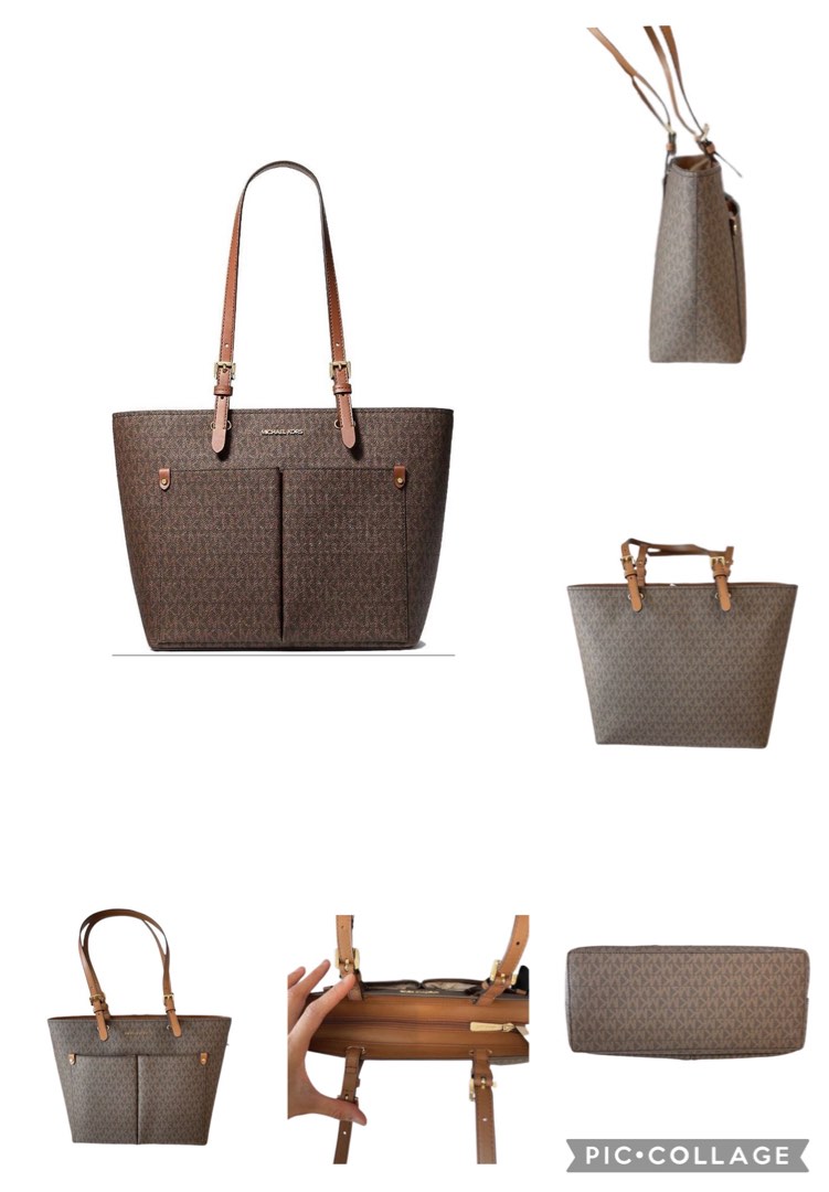 michael kors medium tote brown