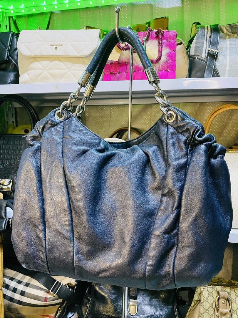Michael Kors Navy blue leather bag Luxury Bags Wallets on