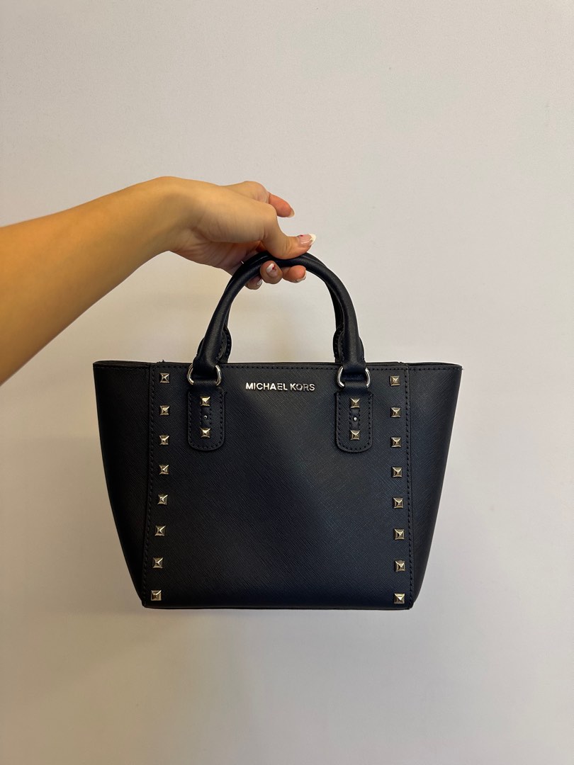 Michael kors sandrine stud small leather crossbody new arrivals