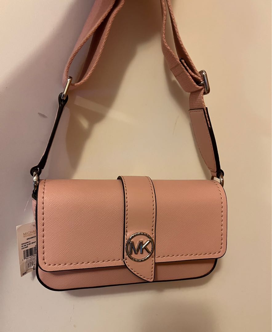 Michael Kors Greenwich extra small saffiano leather sling crossbody bag Carousell