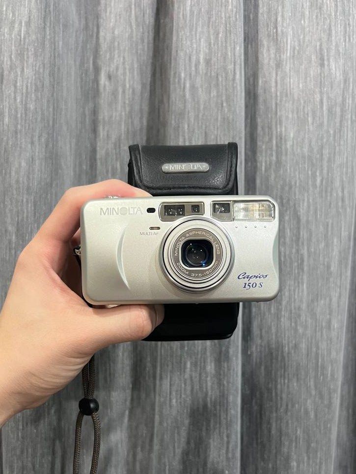 Minolta Capios 150s film camera 35mm, Photography, Cameras