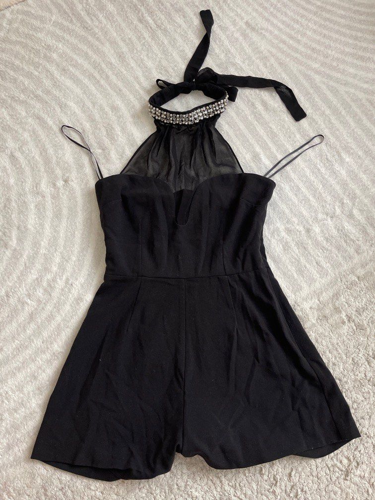 Black jumpsuit miss selfridge sales