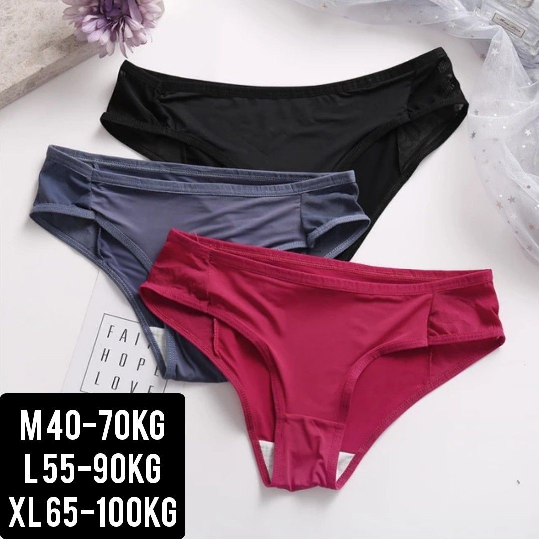 M/L/XL size silky women underwear, Women's Fashion, New