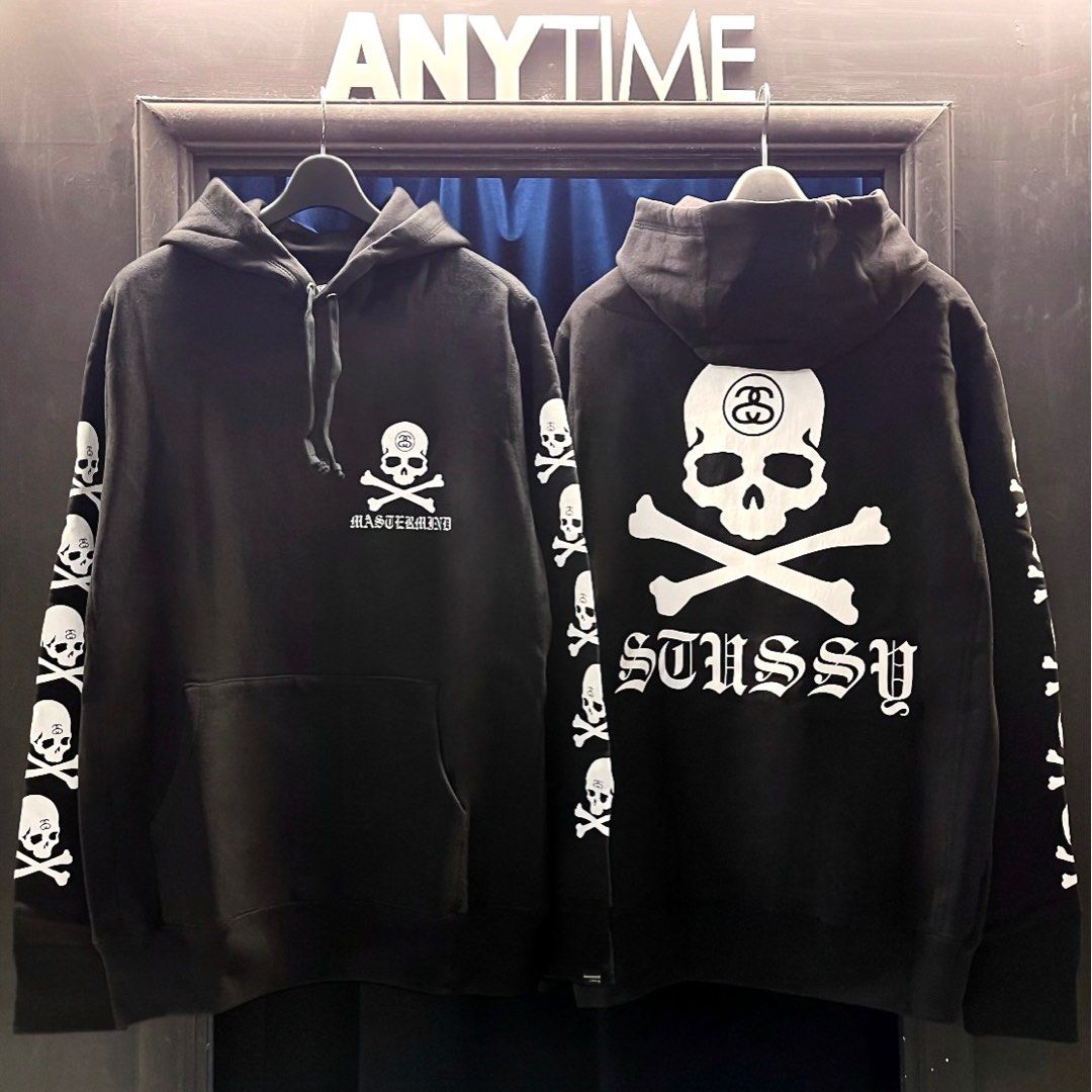 希少 mastermind JAPAN STUSSY Tシャツ 100% Authentic Stussy X Mastermind Skull Logo T-Shirt Sz S