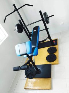 Mens folding hotsell bench and preacher