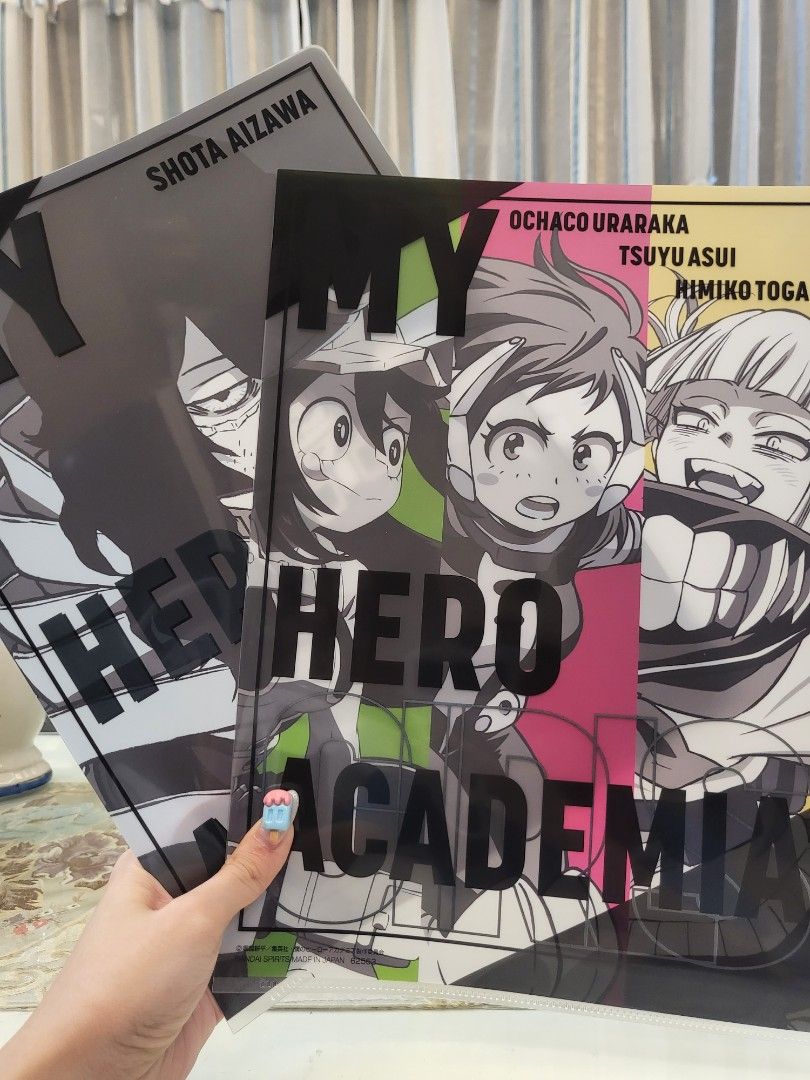 My Hero Academia¹ 2 Pcs. Folder Bundle (Category: Comics & Manga) located in San Fernando. Submitted by jpmarketplace2023 (Listing ID 1280749311, Image 1). Description: -My Hero Academia¹ 2 pcs. folder bundle for only PHP120 -Authentic from Japan.