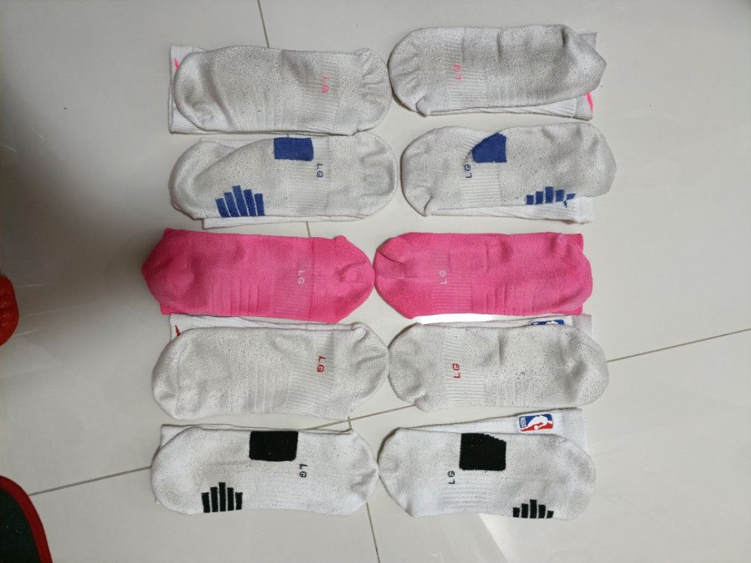 Nba Nike socks elite pink blue red white black wade giannis kd