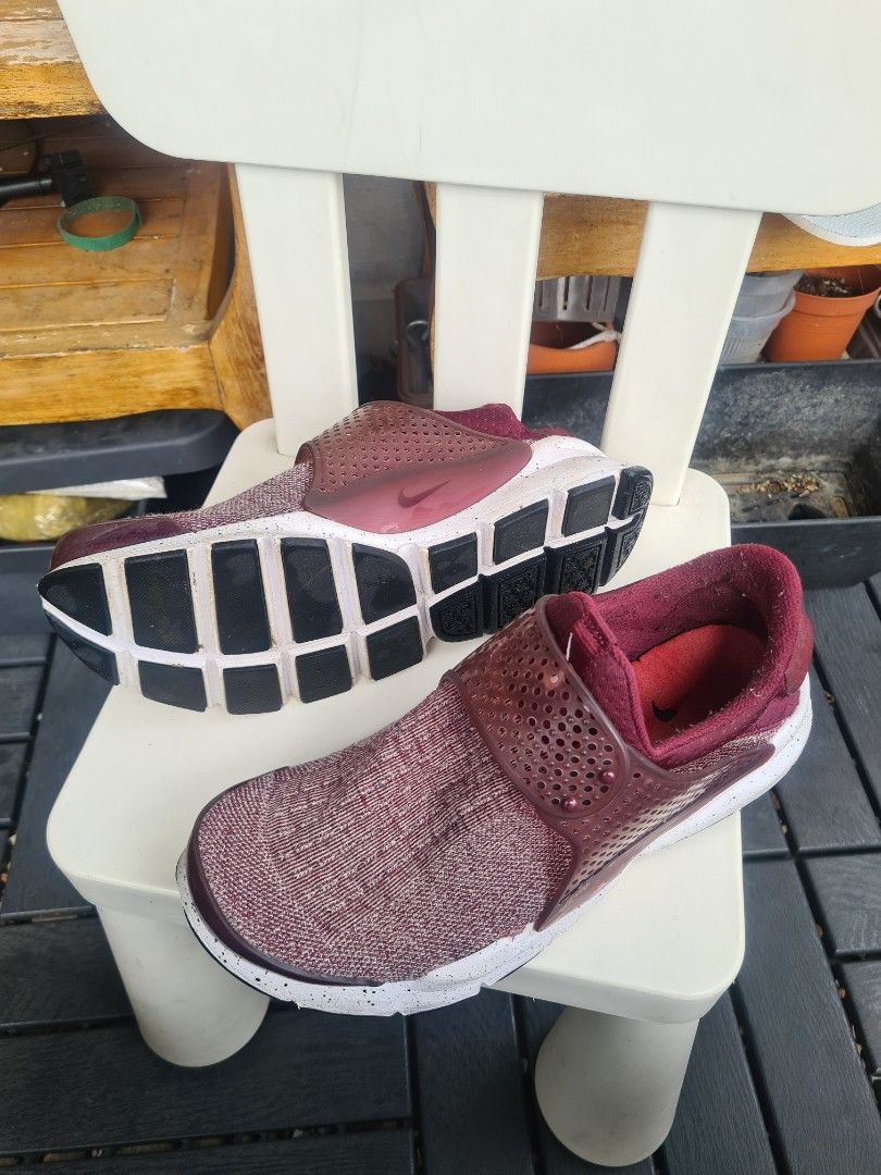 Nike Sock Dart Maroon Men s Fashion Footwear Sneakers on Carousell