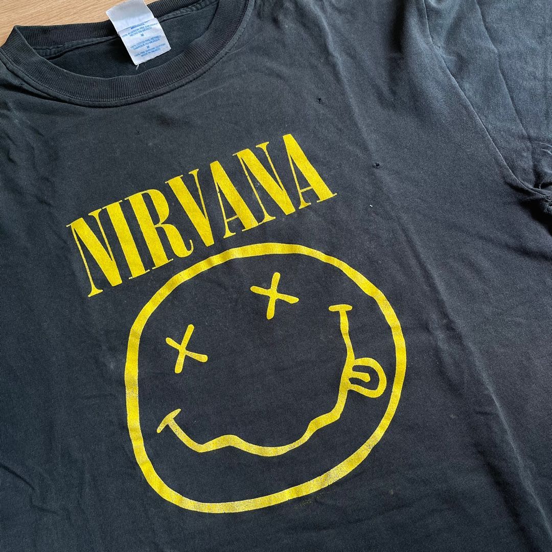 Nirvana 90's Vintage Tee tag M&O, Men's Fashion, Tops & Sets