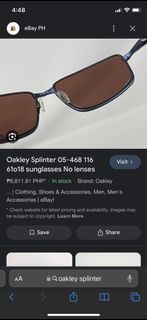 Oakley Splinter Shades