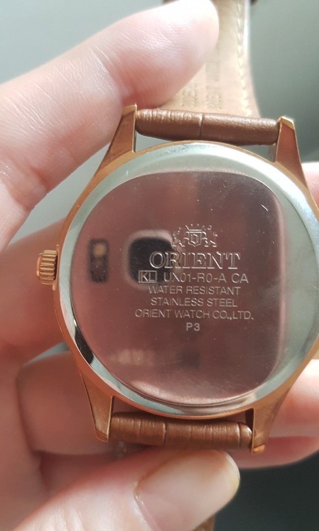 Original ORIENT Women s UX01 RO A CA Water resistant watch
