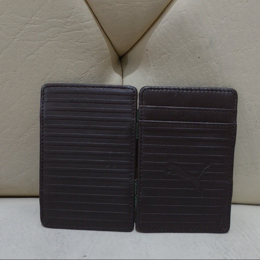 Puma genuine leather wallet hot sale