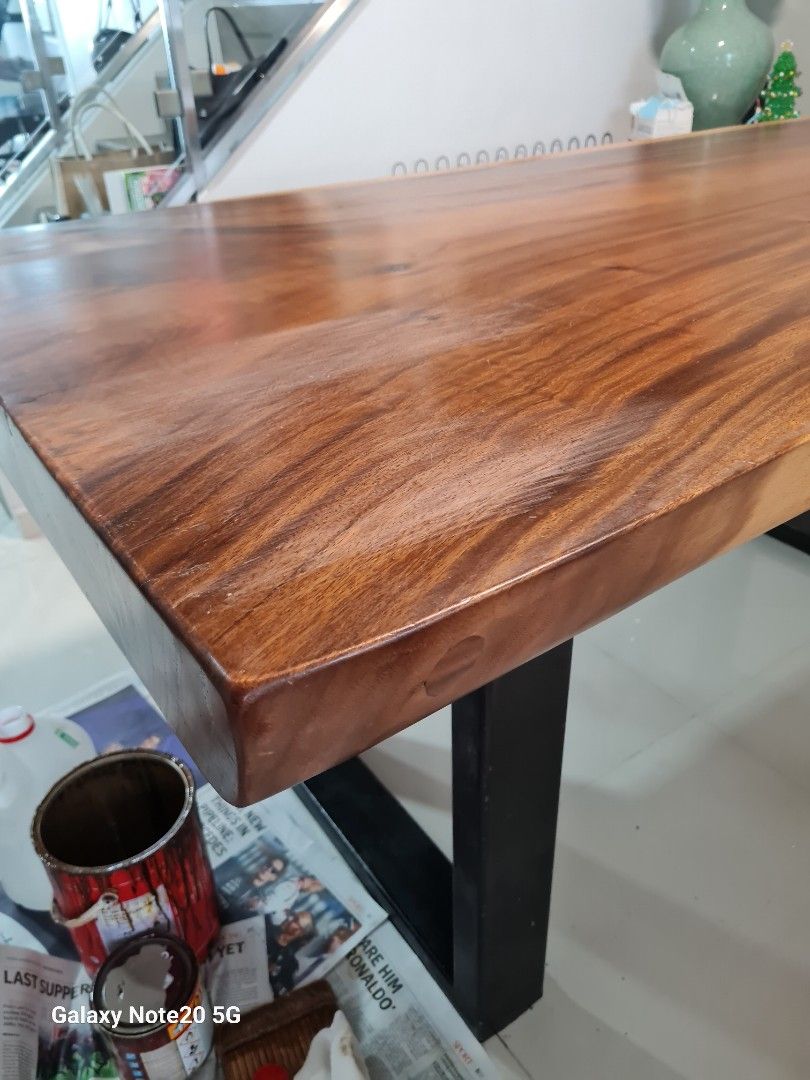 Revarnishing / wooden door / timber frame / timber surface/Sanding