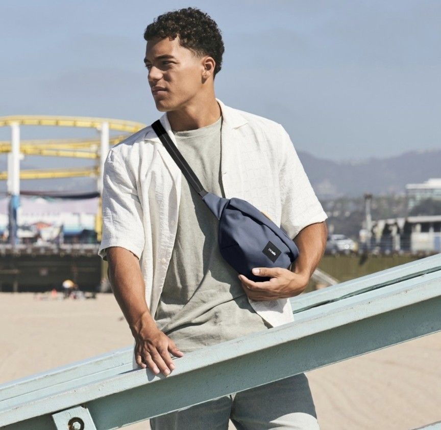 Pacsafe men's sling bag sales