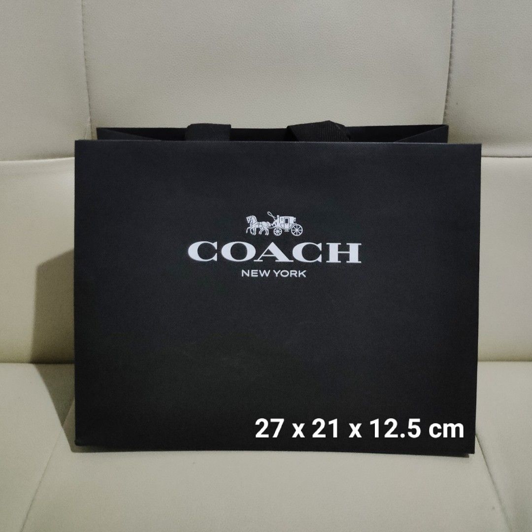 Paperbag Coach small original paper bag coach asli