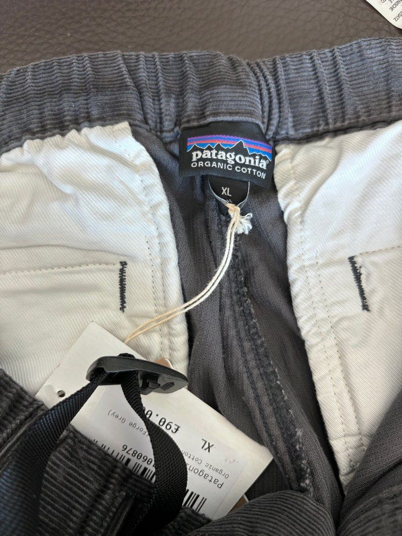 Patagonia organic cotton gi pants forge grey corduroy size XL BNWT