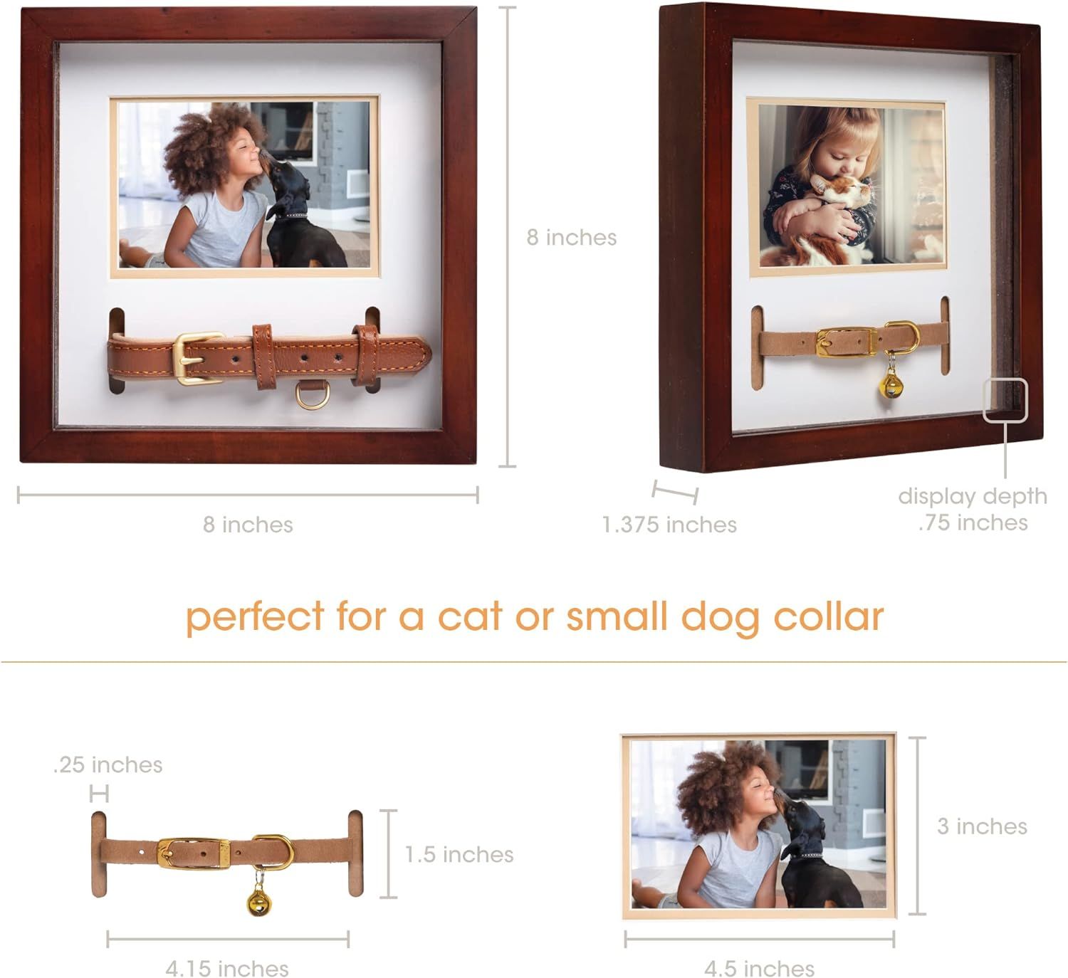 Dog collar keepsake frame sale