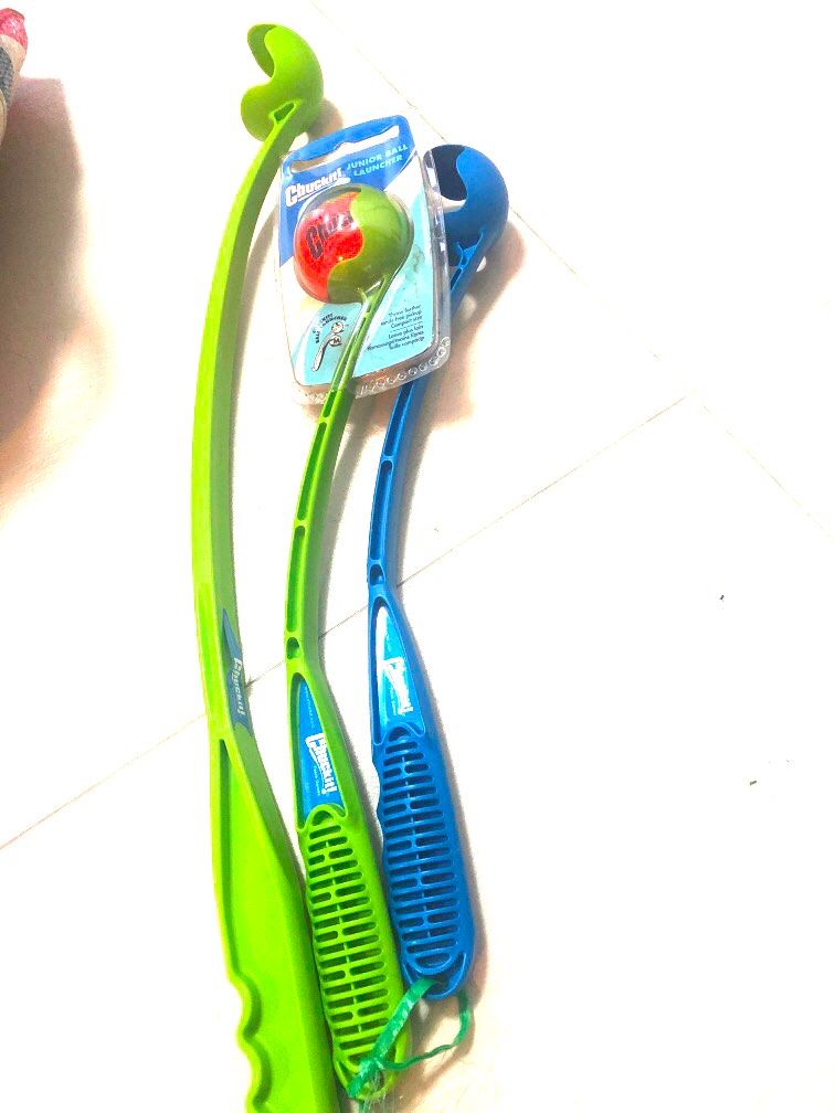 PET DOG Ball Launcher x3 Hobbies Toys Toys Games on Carousell