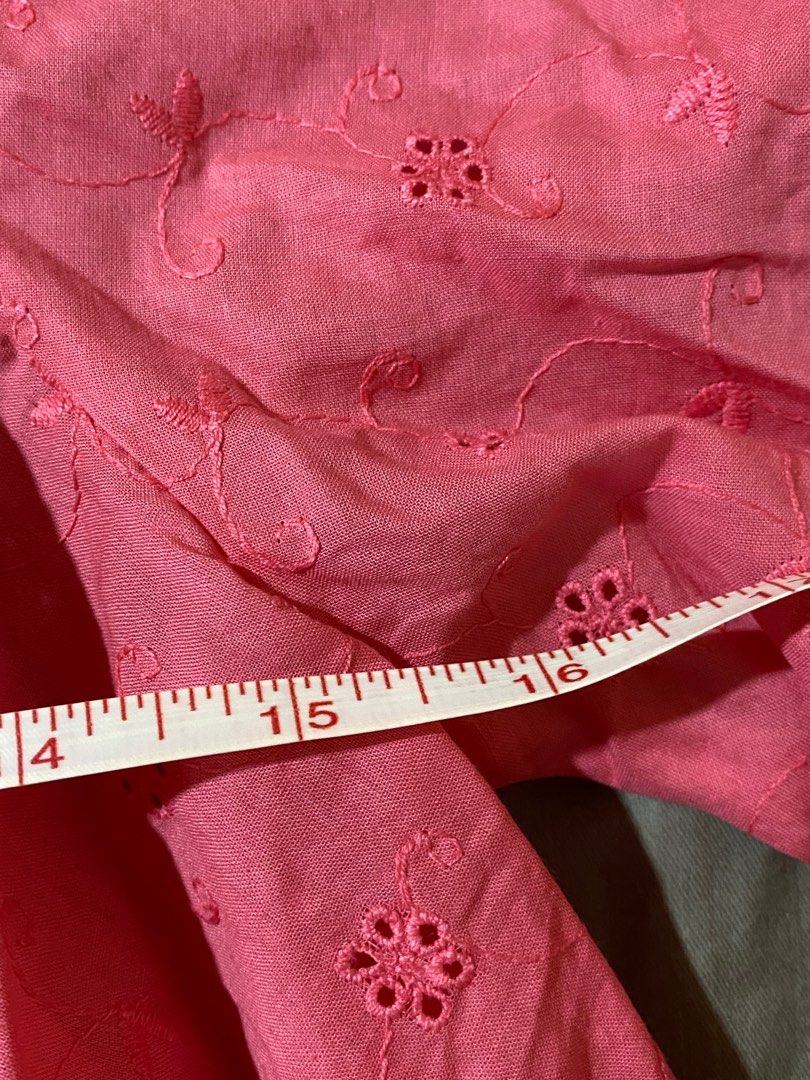 Pink Off-Shoulder Cropped Top (Category: Blouses) located in Marikina City. Submitted by msgdptrp (Listing ID 1280731227, Image 3). Description: ‼️ AVAILABLE, ON-HAND ‼️ ‼️ LAST PRICE POSTED ‼️ – pink off-shoulder cropped top given as a gift – approximately fits SMALL to MEDIUM – never worn, but fitted and washed – NO WHEN WORN PHOTOS – measurements (laid flat, allow 0.5 to 1" allowance): > bust: 15.5" > length: 12" – NO ISSUES RFS: decluttering.