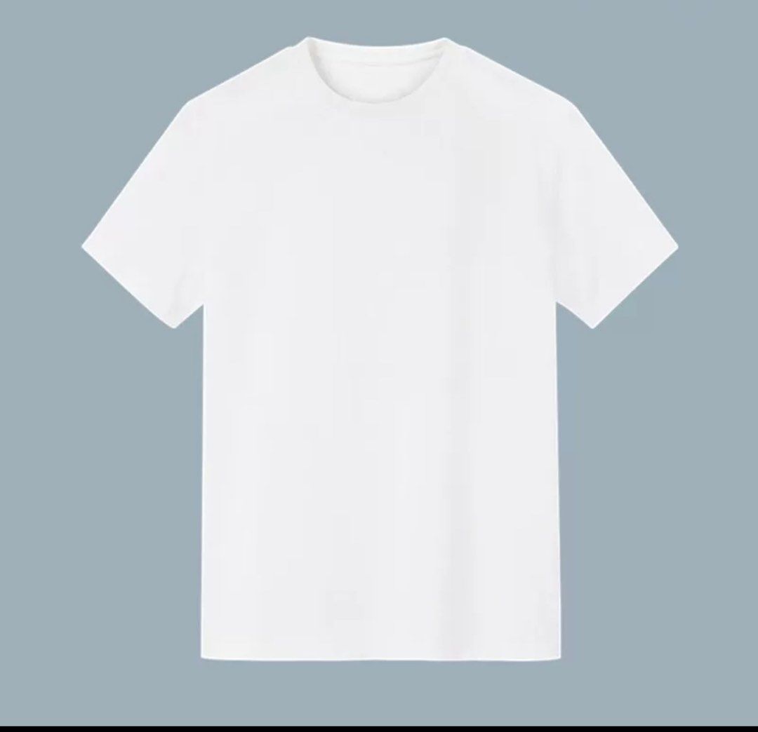 Unisex Plain white T shirt, Men's Fashion, Tops Sets, Tshirts