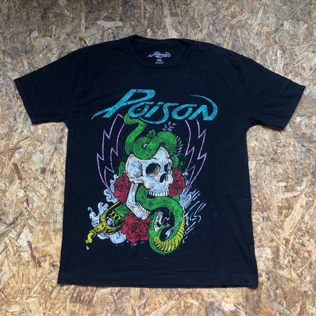 Poison band sale t shirt