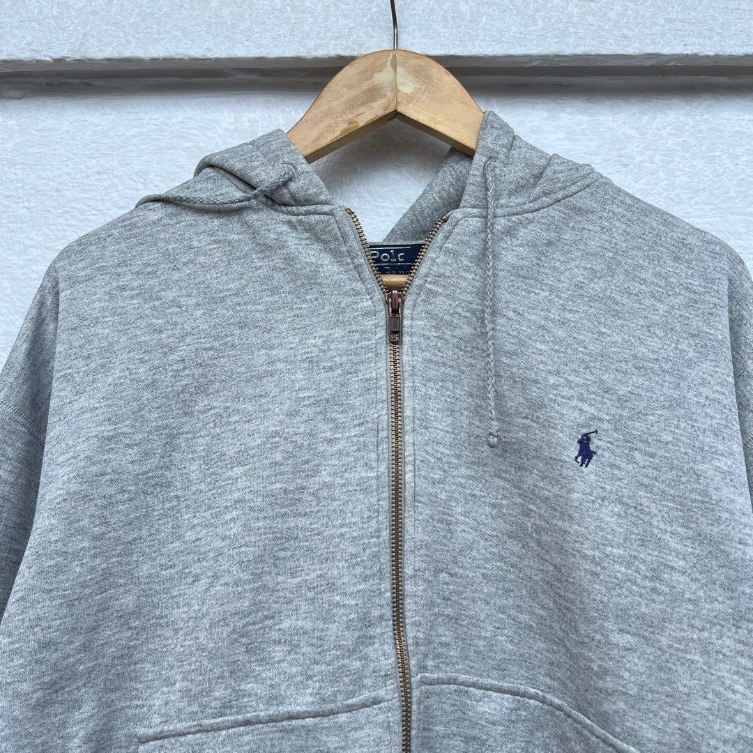 Polo Ralph Lauren Essential Grey Hoodie Men s Fashion Tops
