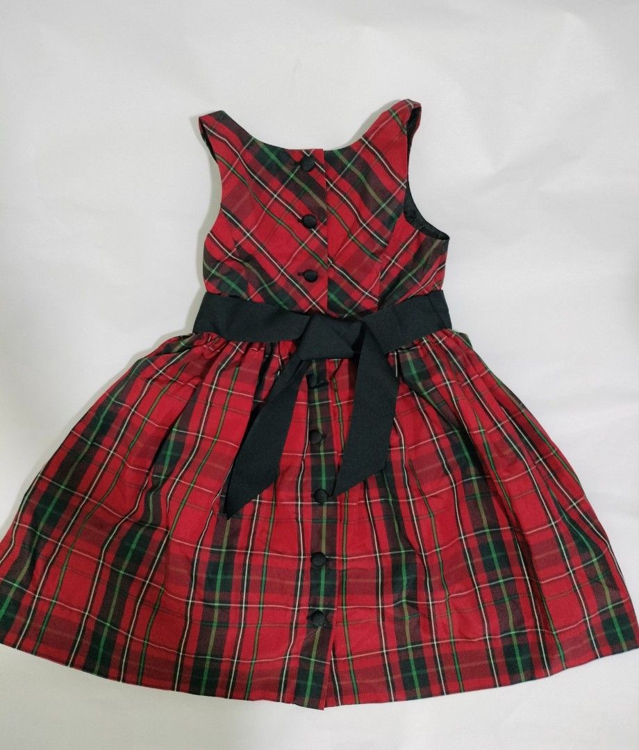 Ralph lauren girls tartan dress online
