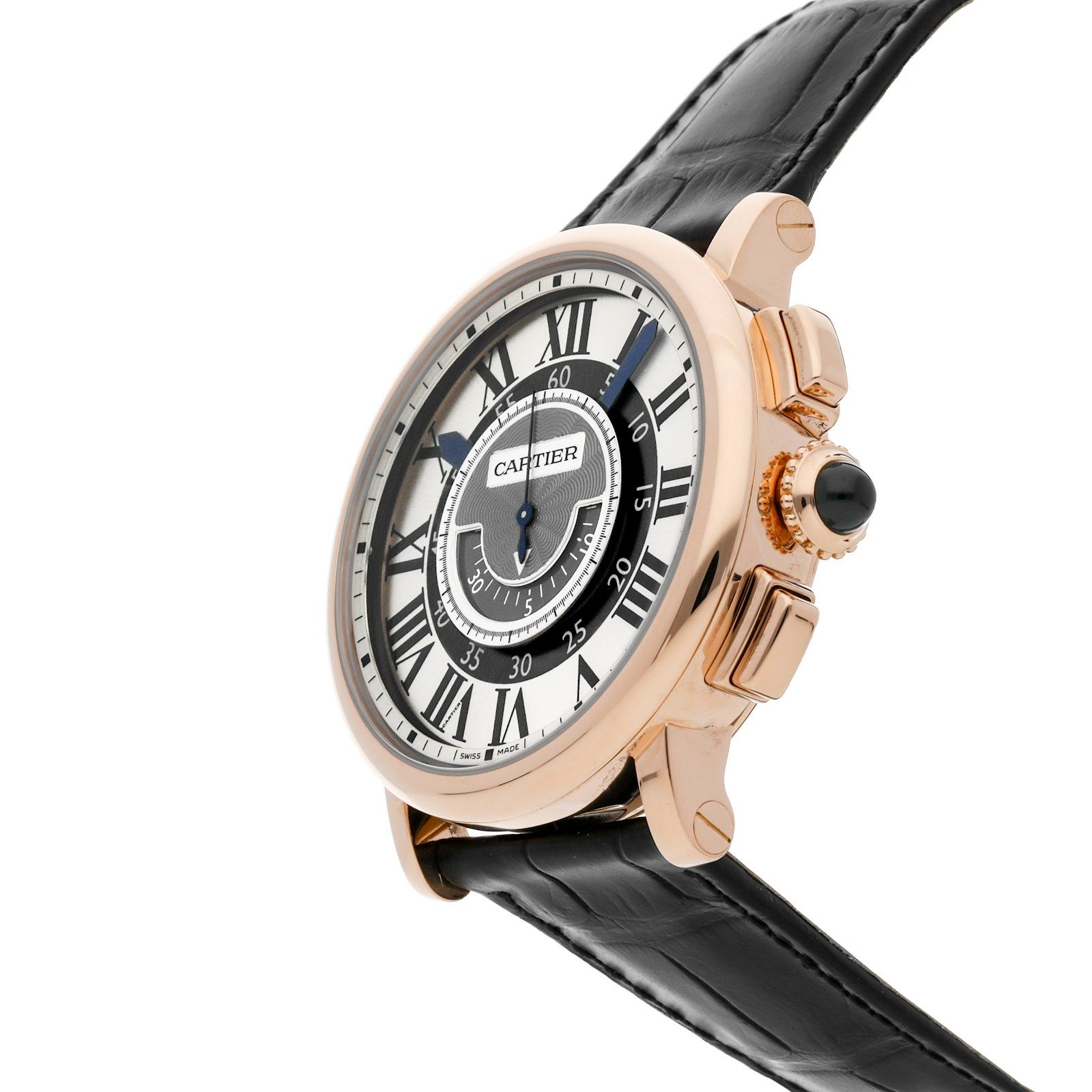 Pre Owned Cartier Rotonde Central Chronograph W1555951 Luxury