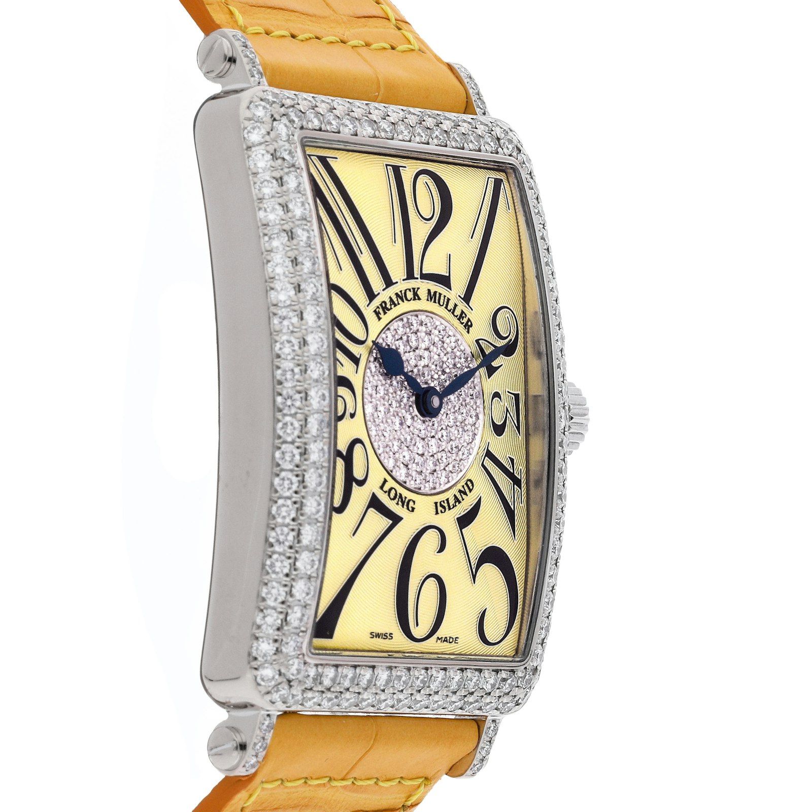 Pre Owned Franck Muller Long Island 1000 SC D1 P YELLOW Luxury