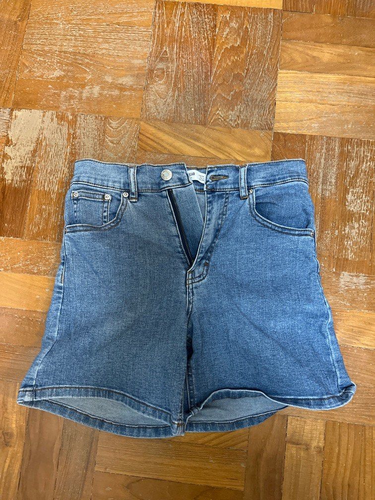 Pull and bear denim shorts sales