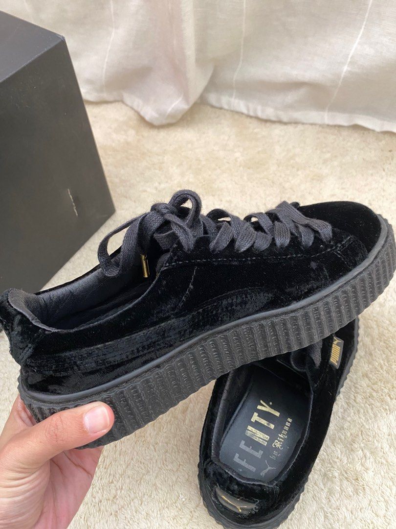 Puma fenty velvet black store
