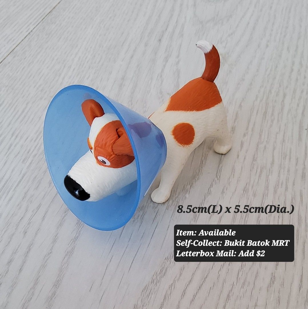 Puppy Dog Figurine Pets2 Cartoon Cone Bobbler Max McDonalds Happy Meal Toy Figure McDonald Children Kids Toys Mcdonald s