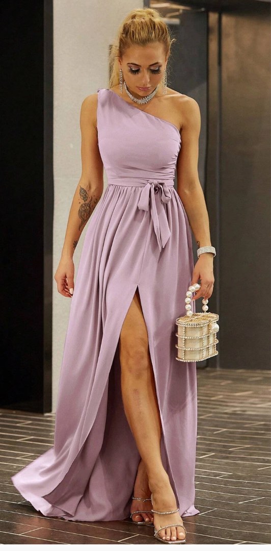 Light purple hot sale flowy dress
