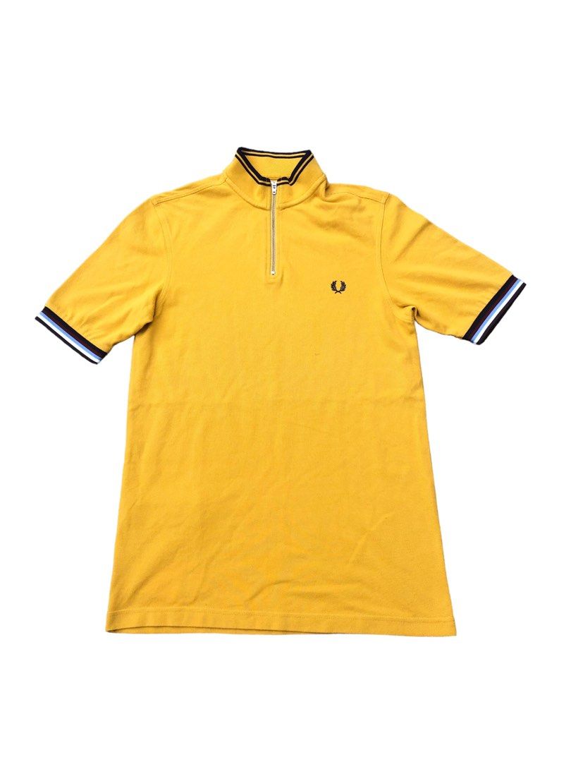 Rare FRED PERRY BRADLEY WIGGINS Half zipper Cycling Casual