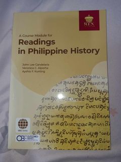 Readings in Philippine History (Rex Education — 2021 Ed.)