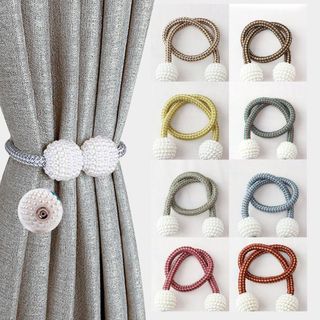 Ihclink Window Curtain Tiebacks Clips VS Strong Magnetic Tie Band