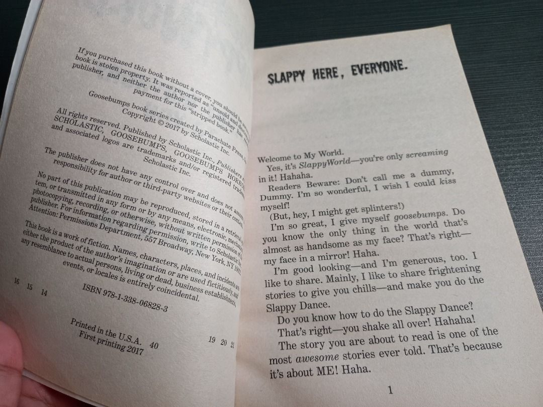 R L Stine Goosebumps Slappy World Slappy Birthday To You Book Hobbies