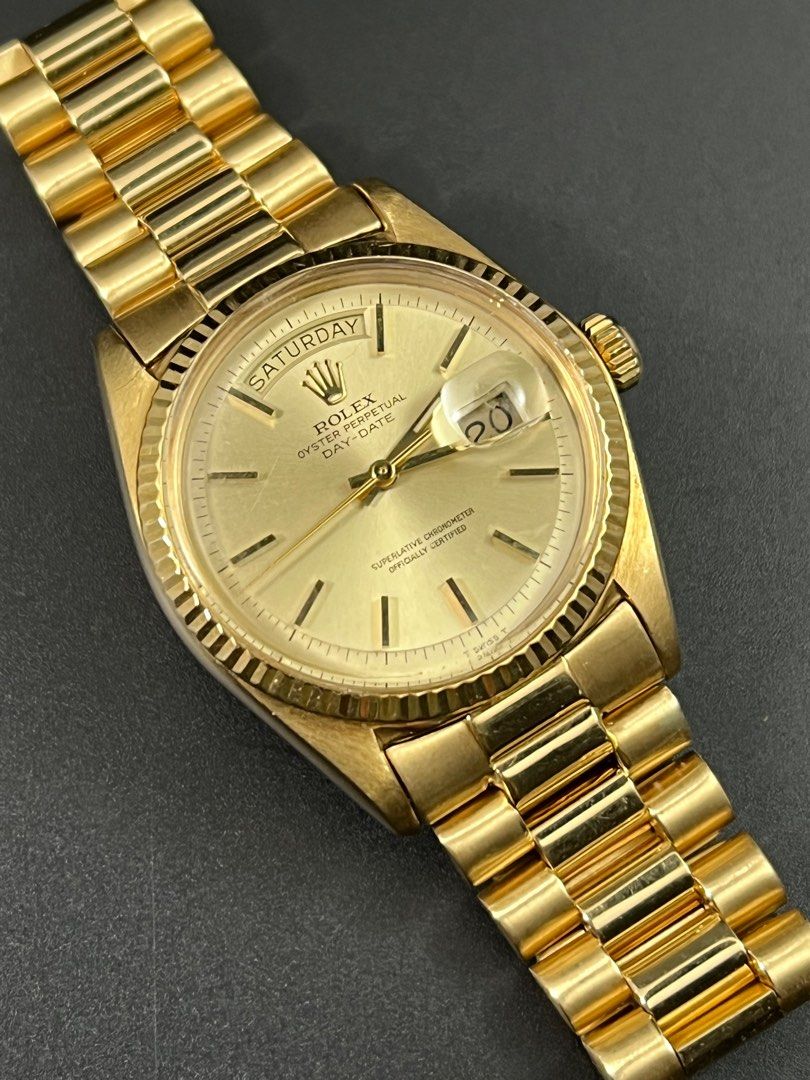 Gold presidential sale day date