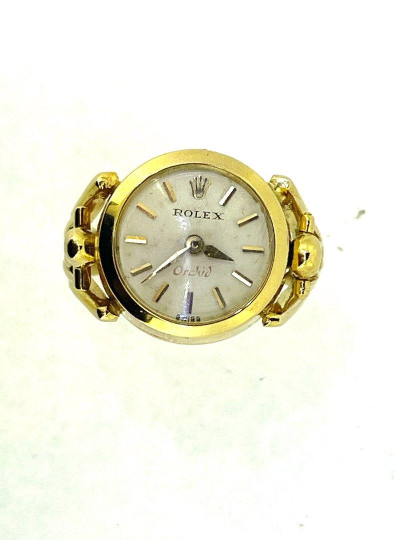 Vintage rolex discount watch ring