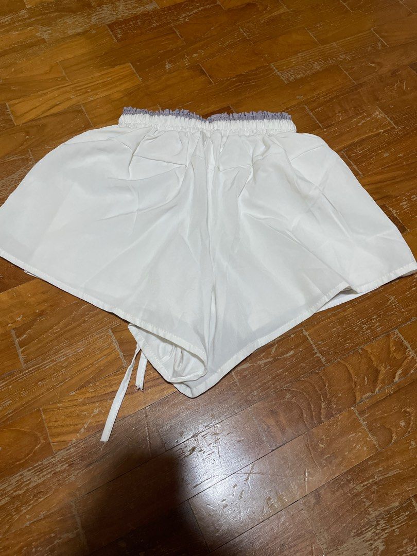 White nylon pe shorts outlet