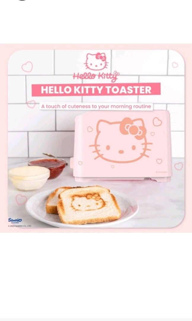 Russell Taylors Hello Kitty Toaster, TV & Home Appliances, Kitchen ...