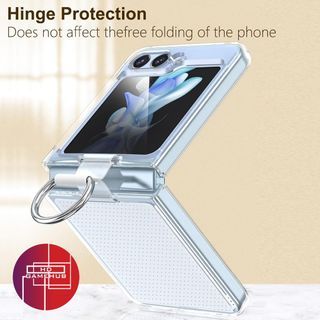 Samsung ZFlip 5 Silicone Shockproof Case with Ring